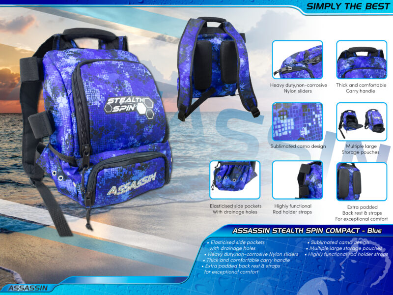 ASSASSIN STEALTH SPIN COMPACT  - Blue