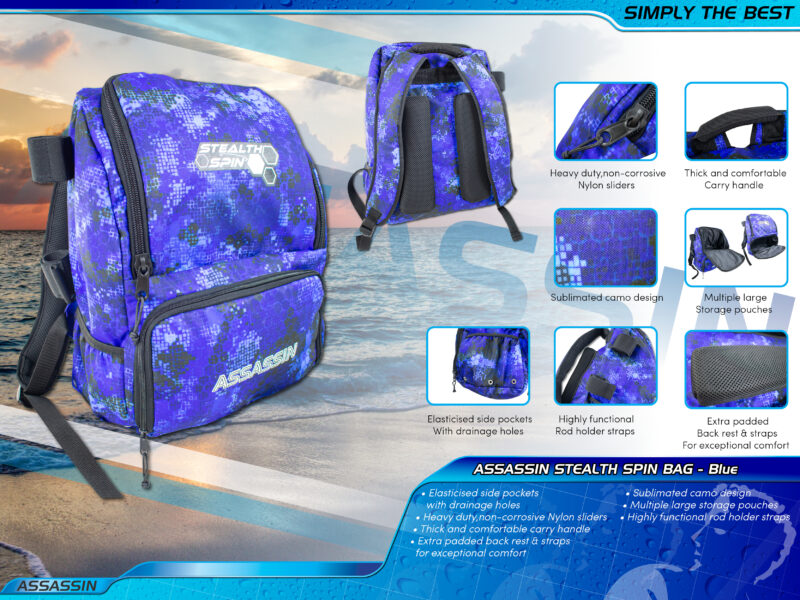 ASSASSIN STEALTH SPIN - Blue