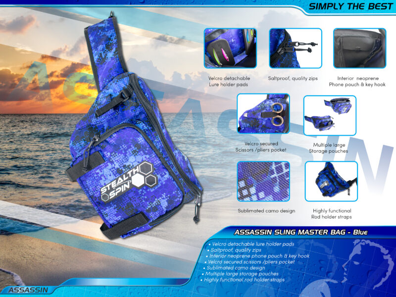 ASSASSIN STEALTH SPIN Sling - Blue