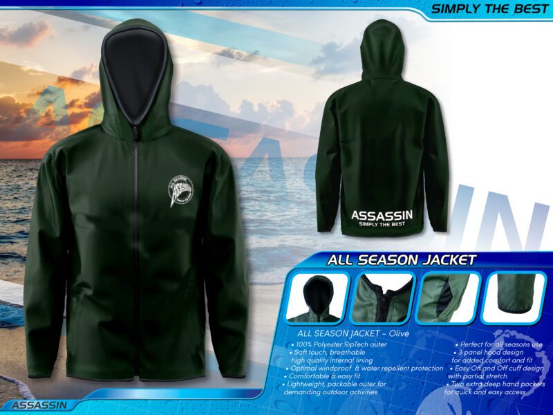 All Season Jacket - S, Olive