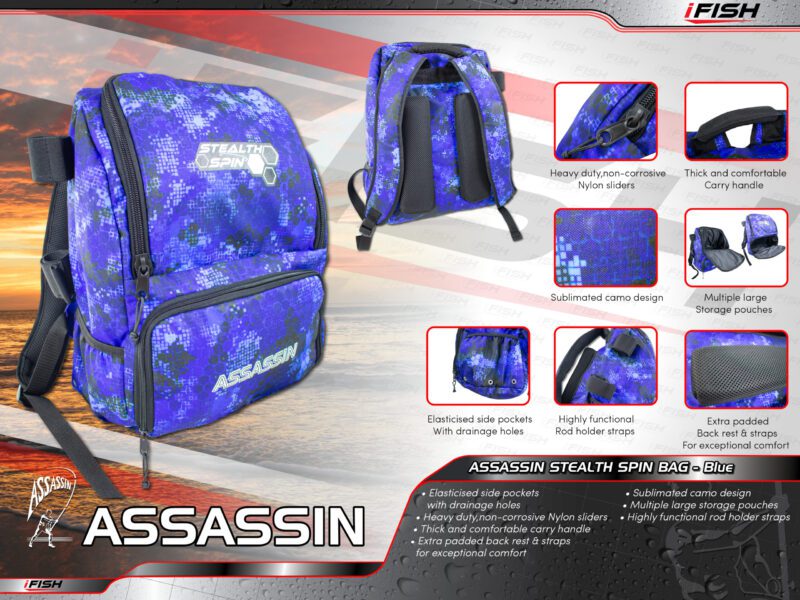 ASSASSIN STEALTH SPIN - Blue