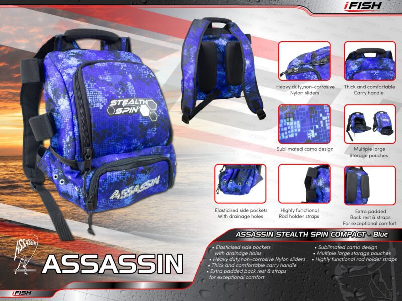 ASSASSIN STEALTH SPIN COMPACT  - Blue