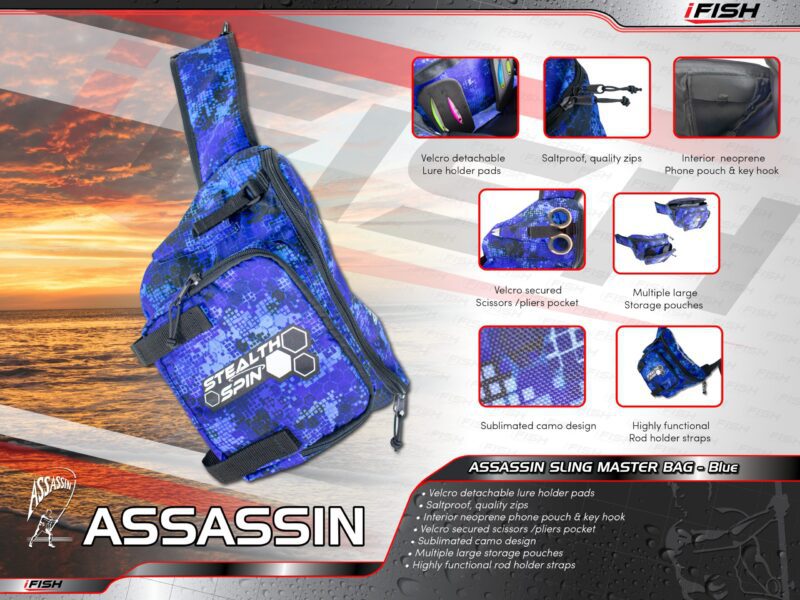 ASSASSIN STEALTH SPIN Sling - Blue