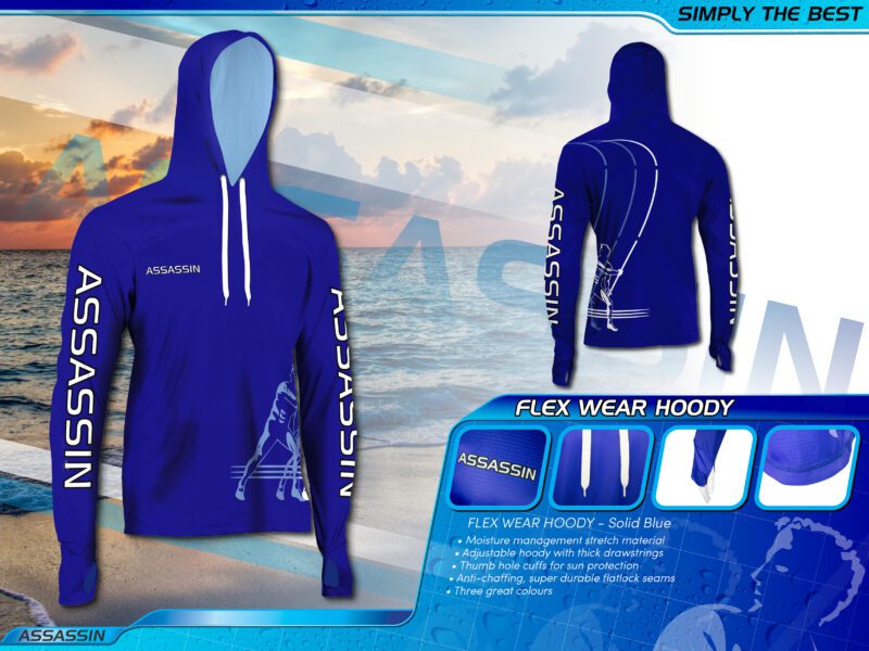 Flex Wear Hoody - S, Blue